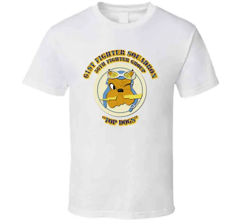 Aac - 61St Fighter Squadron - 56Th Fighter Group T Shirt 2