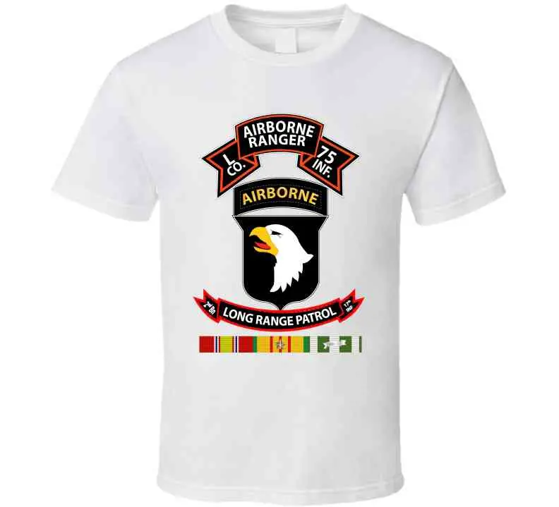 Ssi - Vietnam - L Co 75Th Ranger - 101St Abn - Lrsd W Vn Svc X 300 Long Sleeve T Shirt 20