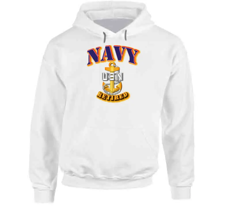 Navy - Cpo - Retired - Hoodie 2
