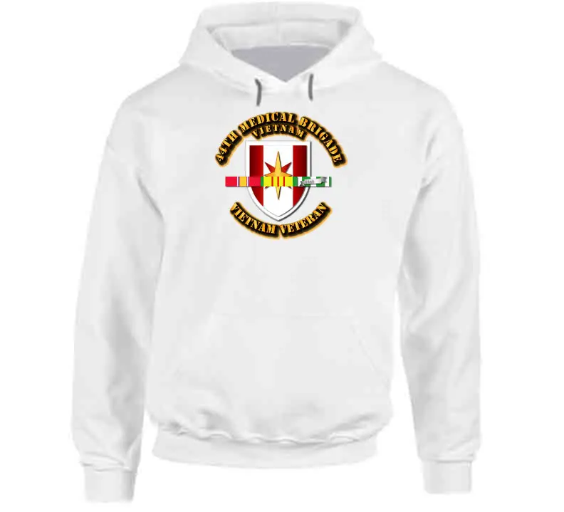 Vietnam-Era 44th Medical Brigade Service Ribbon Hoodie