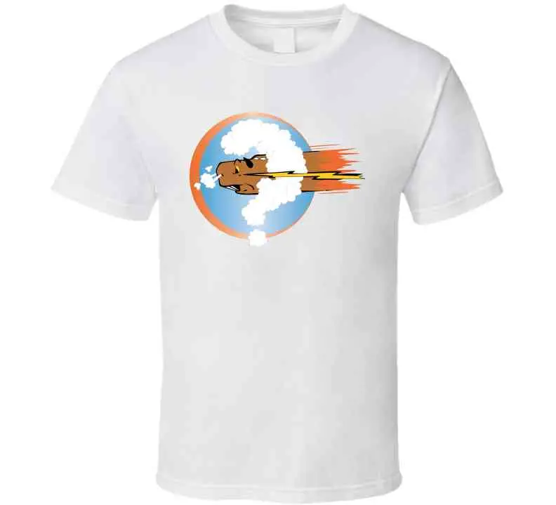 Vintage-inspired apparel honoring the 754th Bombardment Squadron of the 458th Bomb Group stationed in England during WWII—available as a classic T-shirt, crewneck sweatshirt, hoodie, or long-sleeve top. - Image 4