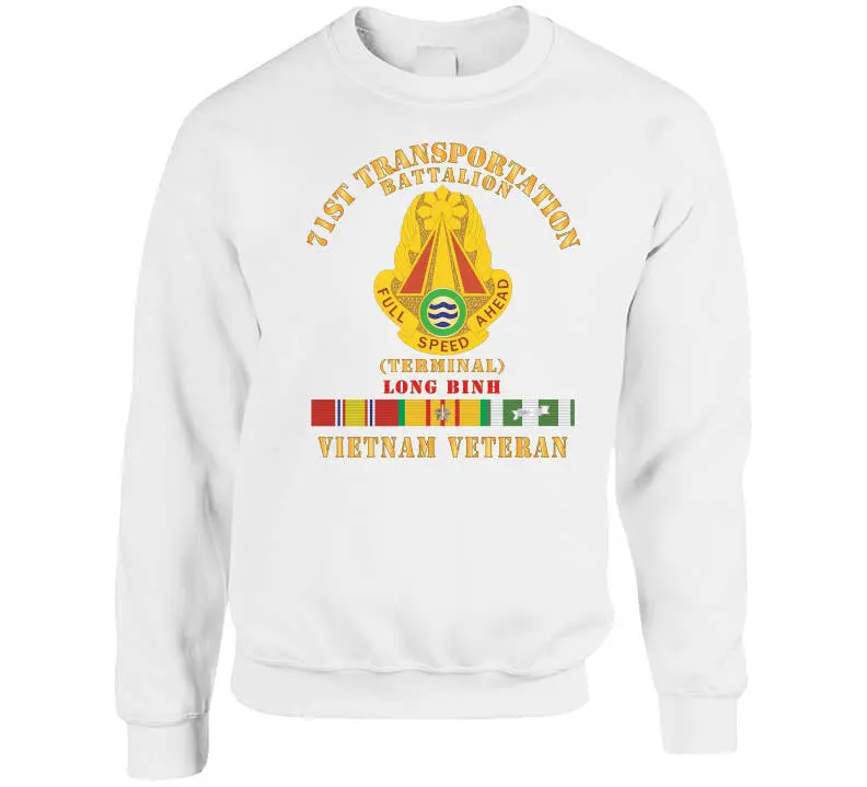 Vietnam War Veteran T-Shirt Honoring the 71st Transportation Battalion at Long Binh Terminal - Image 8