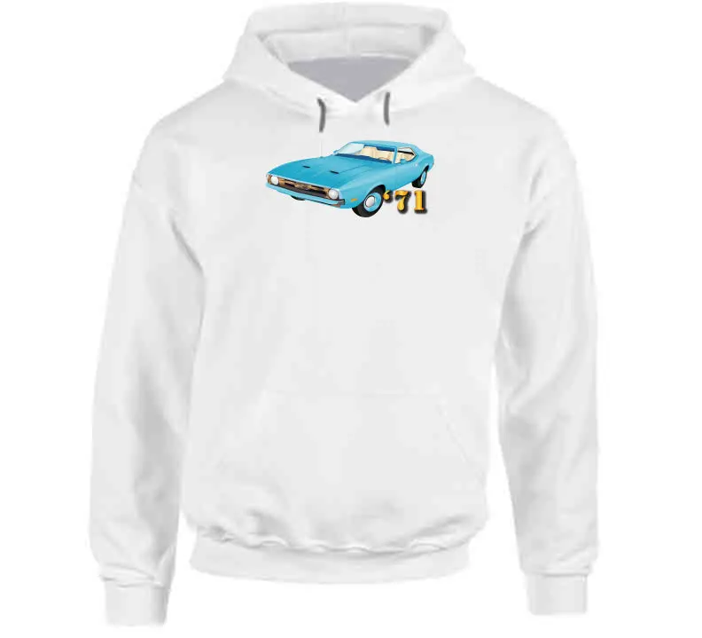 Retro 1971 Ford Mustang 429 Cobra Jet Graphic Sweatshirt
