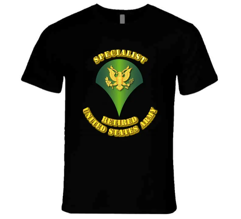 Specialist - E4 - W Text - Retired - T-Shirts - Premium 2