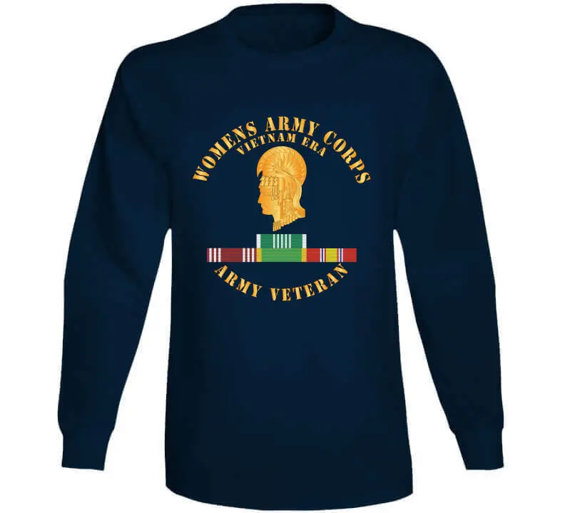 Vintage Vietnam War-Era T-Shirt Honoring the Women's Army Corps (WAC) with NDSM Insignia - Image 14