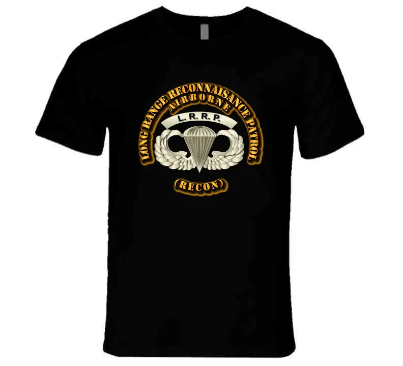 Sof - Airborne Badge - Lrrp - T-Shirts - Premium 1