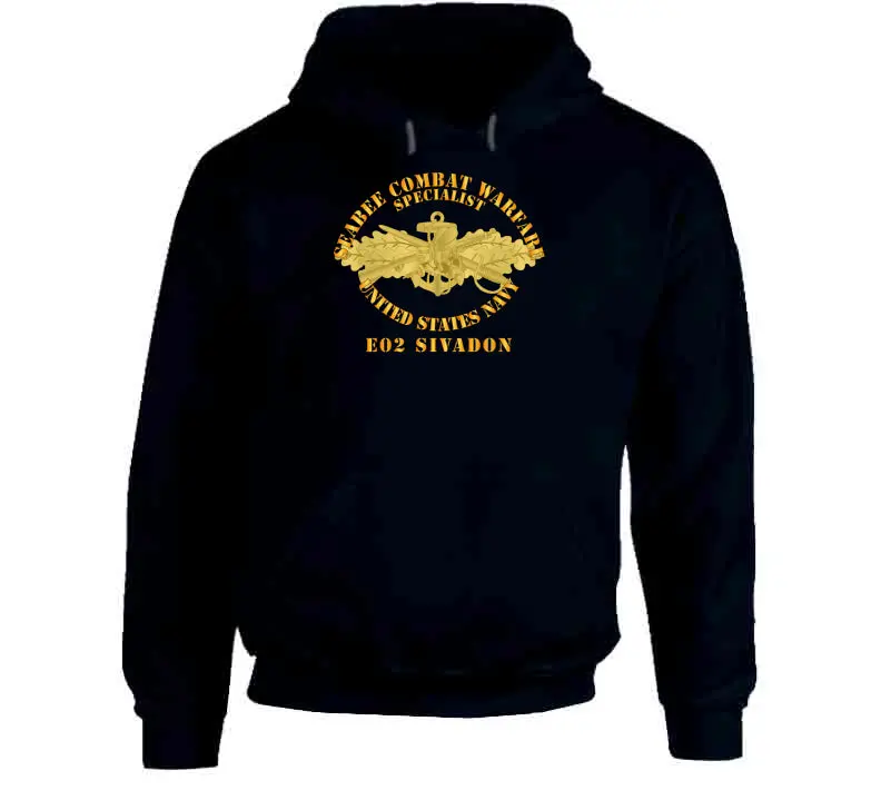 Navy Seabee Combat Warfare Specialist Hoodie – Premium Sivadon Fabric