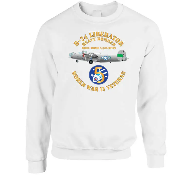 AAC 22BG 408TH BS B-24 5TH AF X 300 Premium Cotton T-Shirt – Crew Neck, Sweatshirt, Hoodie & Long Sleeve Options - Image 8