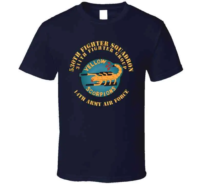 Aac - 530Th Fighter Squadron 311Th Fighter Group 14Th Army Air Force X 300 T Shirt 3