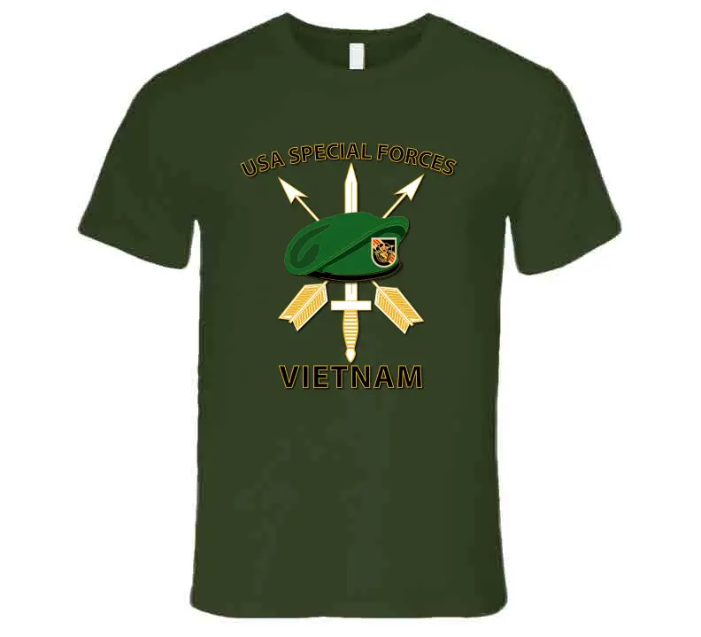 Sof - Flash - 5Th Special Forces Group - Vietnam - T-Shirts - Premium 3