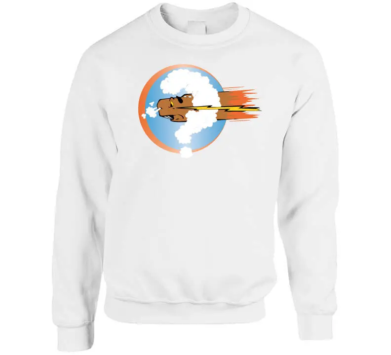 Vintage-inspired apparel honoring the 754th Bombardment Squadron of the 458th Bomb Group stationed in England during WWII—available as a classic T-shirt, crewneck sweatshirt, hoodie, or long-sleeve top. - Image 8
