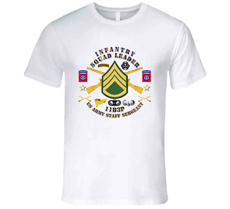 Premium 82nd Airborne Infantry Squad Leader T-Shirt - Image 2