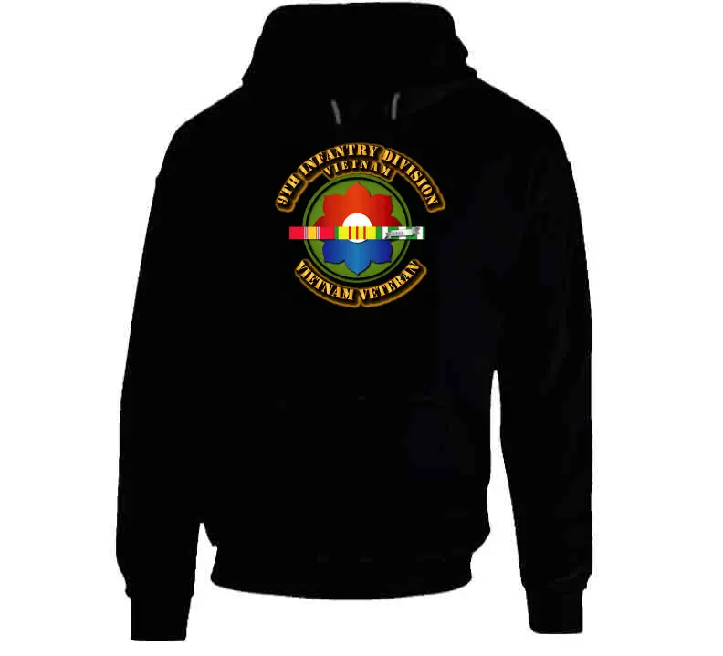 9Th Infantry Division W Svc Ribbons - Hoodie 1
