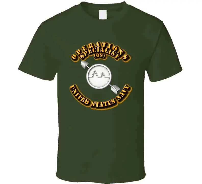 Navy - Rate - Operations Specialist T Shirt 3