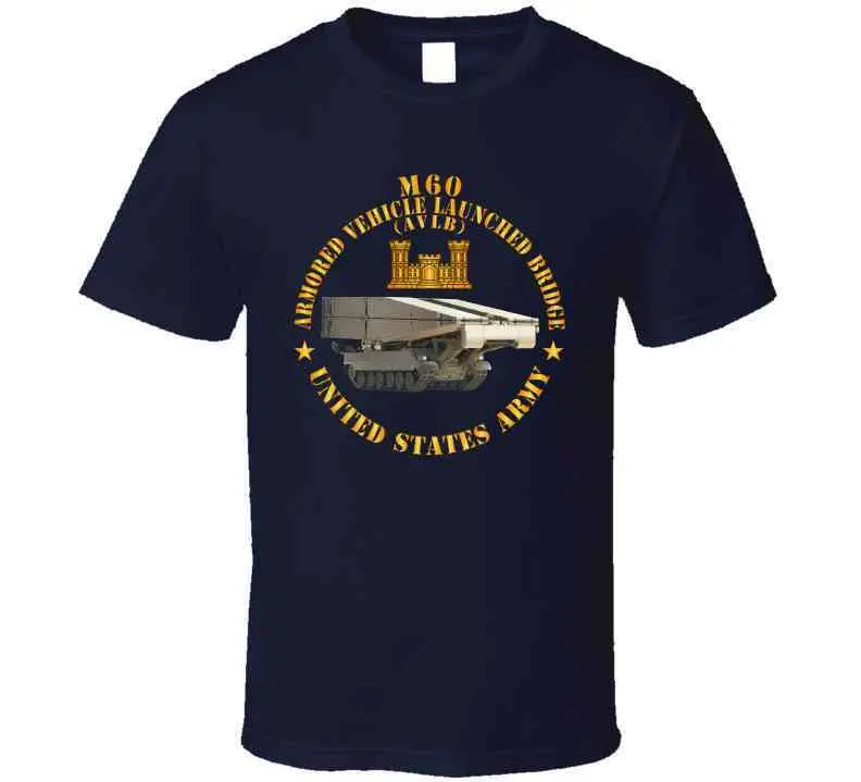 M60 Armored Vehicle Launched Bridge (Avlb) W Eng Br X 300 T Shirt 3