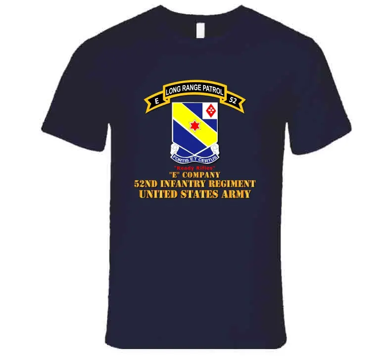 Army -  E Co 52Nd Infantry - Lrp - Ready Rifles - T-Shirts - Premium 1