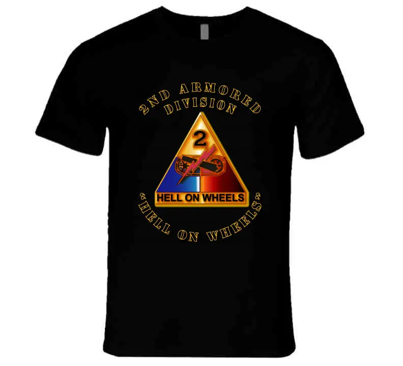 2Nd Armored Ssi - Hell On Wheels - T-Shirts - Premium 2