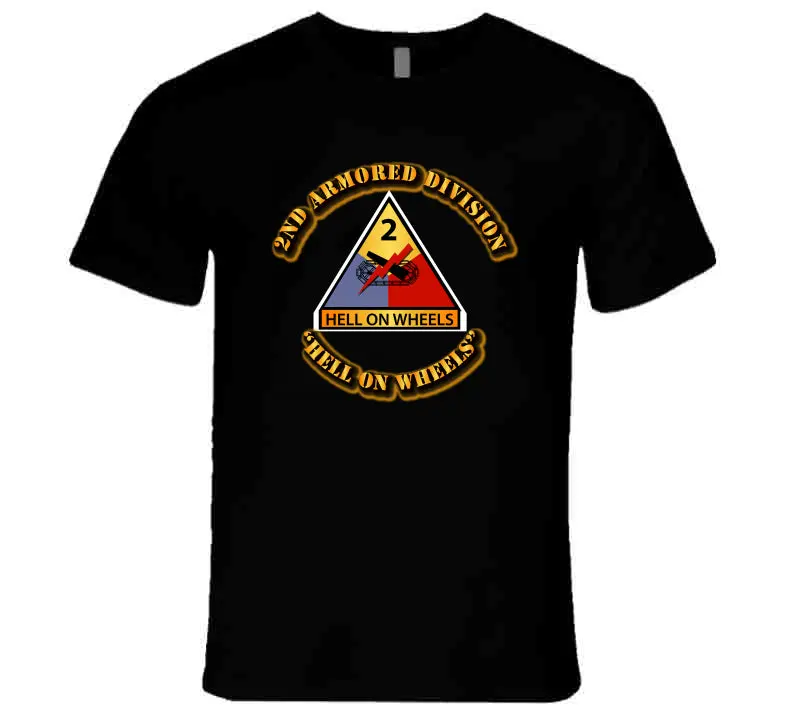 2Nd Armored Ssi - Hell On Wheels - T-Shirts - Premium 2