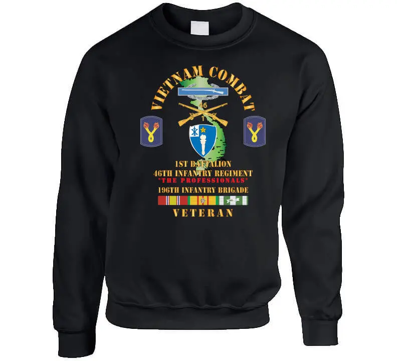 Army - Vietnam Combat Veteran W 2Nd Bn 1St Inf Regt - Always First W Dui - Cib - 196Th Inf Bde X 300 T Shirt 19