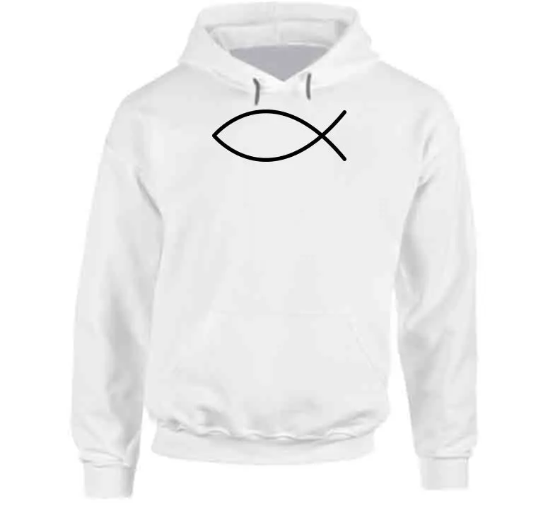 Christian Ichthys Symbol Hoodie