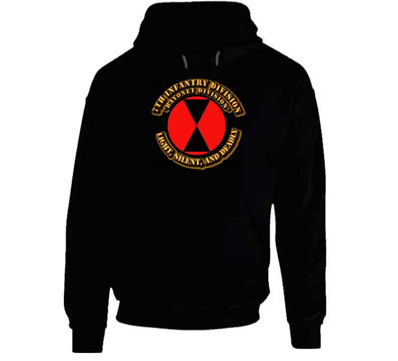 7Th Infantry Division - Bayonet Div - Lt Silent Dead - Hoodie 1