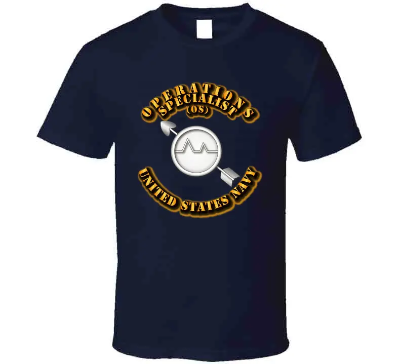 Navy - Rate - Operations Specialist T Shirt 4