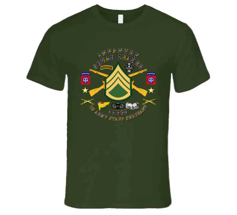 Premium 82nd Airborne Infantry Squad Leader T-Shirt - Image 3
