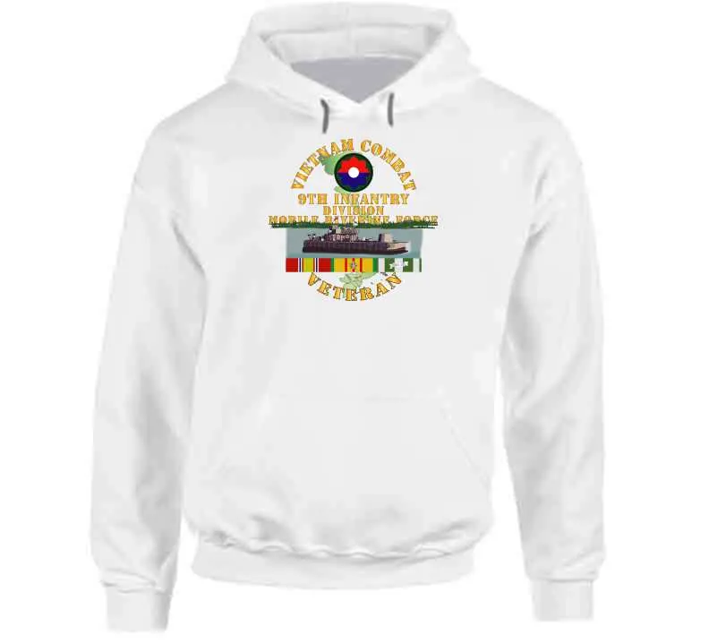 Vietnam War Veteran T-Shirt Honoring the 9th Infantry Division's Mobile Riverine Force - Image 11