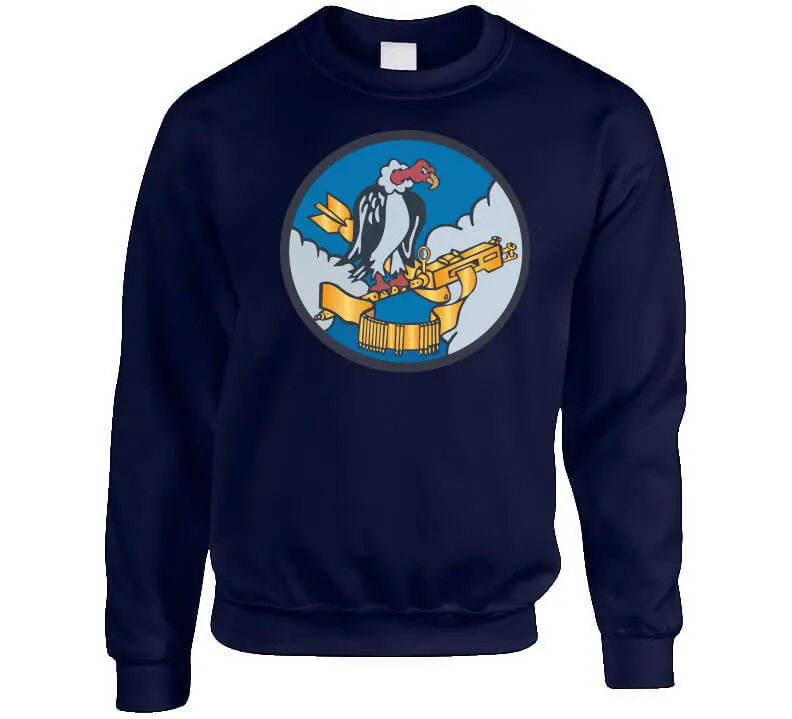 Retro-inspired apparel honoring the 824th Bomb Squadron and 484th Bomb Group of the 15th Air Force—available as a classic tee, crewneck sweatshirt, hoodie, long-sleeve shirt, or ceramic mug - Image 6