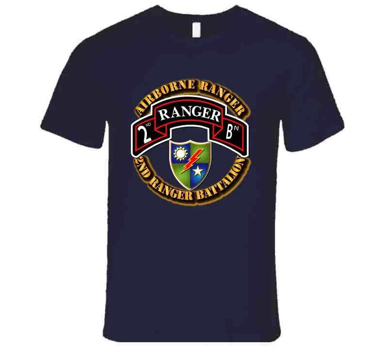 Sof - 2Nd Ranger Battalion - Airborne Ranger - T-Shirts - Premium 4