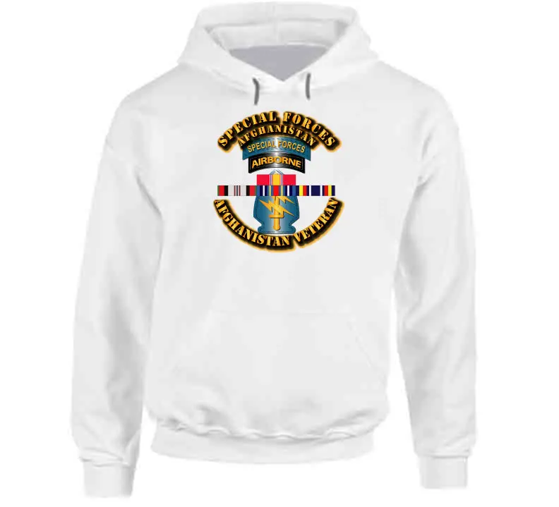 Army Special Forces Afghanistan Service Ribbons Hoodie