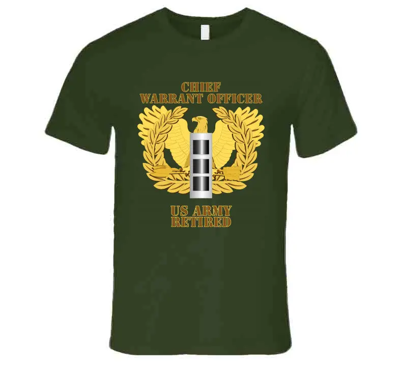 Warrant Officer - Cw3 - Retired - T-Shirts - Premium 3