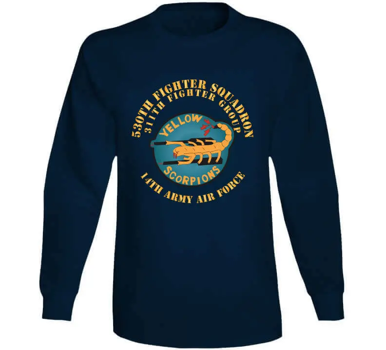 Vintage AAC 530th Fighter Squadron Tee – Honoring the 311th Fighter Group and 14th Army Air Force - Image 13