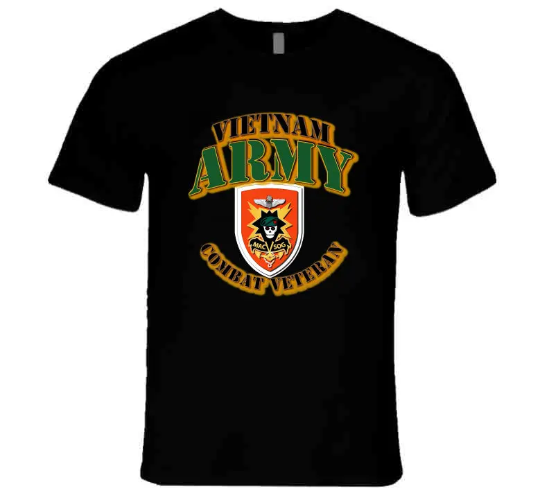 Mac - V Sog - Ssi - Vietnam - Combat Vet - T-Shirts - Premium 1
