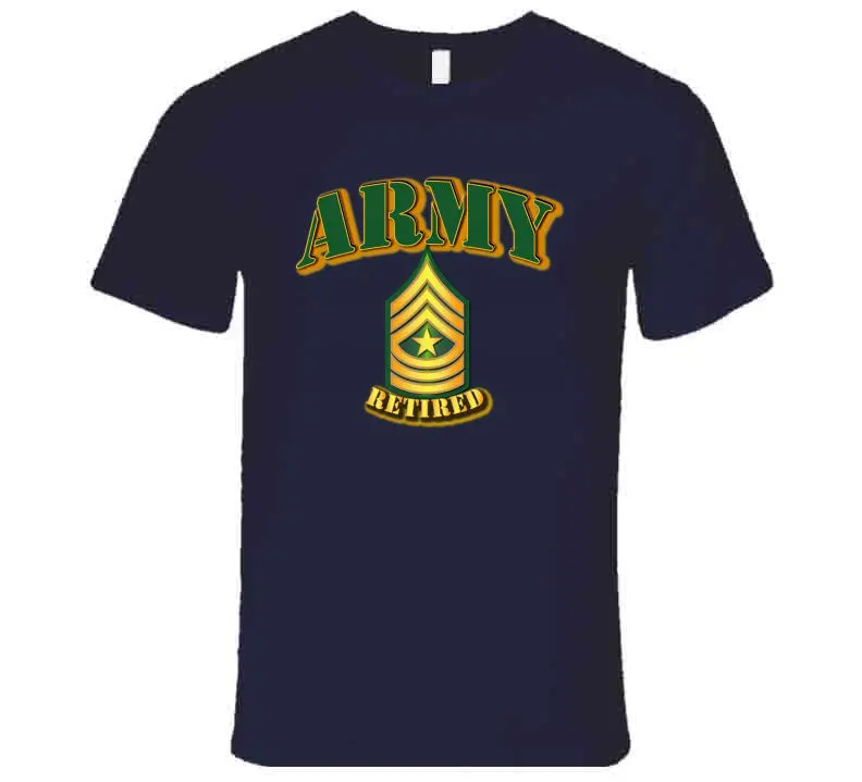 SGM Retired Veteran Premium T-Shirt - Image 4