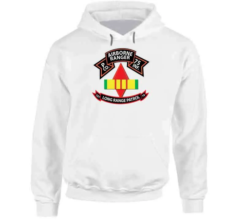 Commemorative Vietnam War T-shirt showcasing the 75th Ranger Regiment, 5th Infantry Division, LRS-D, and Vietnam Service Ribbon - Image 11