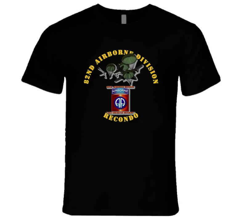 82Nd Airborne Division, (Recondo) Shoulder Sleeve Insignia - T-Shirts - Premium 1