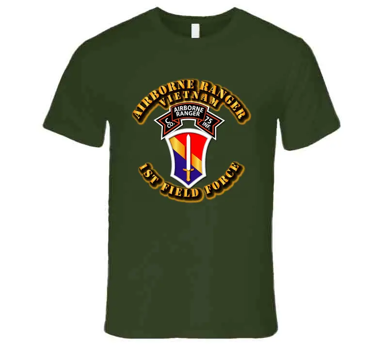 Sof - Vietnam - C Co 75Th Ranger - 1St Field Force - T-Shirts - Premium 3