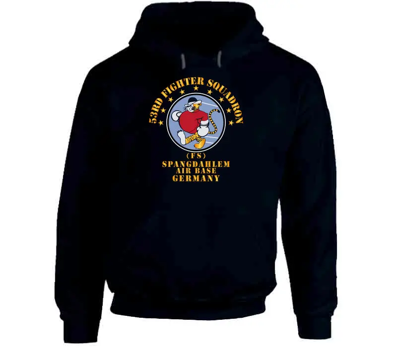 Usaf - 53Rd Fighter Squadron - Fs - Spangdahlem Ab Germany - Hoodie 1