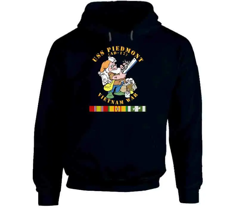 Vietnam War USS Piedmont AD-17 Navy Women's T-Shirt - Image 15