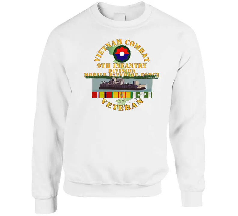 Vietnam War Veteran T-Shirt Honoring the 9th Infantry Division's Mobile Riverine Force - Image 8