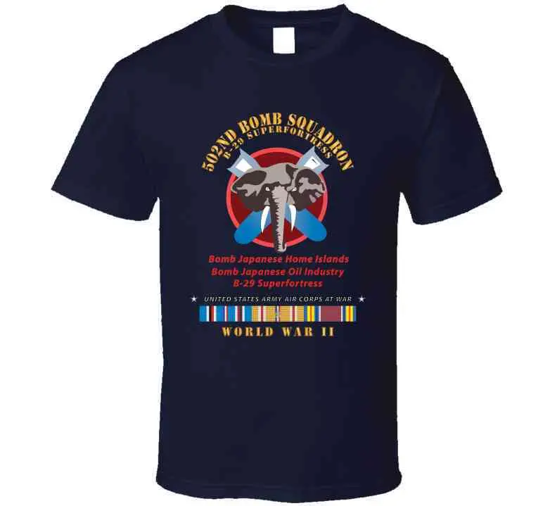 502Nd Bomb Squadron - B-29 Superfortress - Campaigns - World War Ii W Pac Svc X 300 Classic T Shirt, Crewneck Sweatshirt, Hoodie, Long Sleeve 13