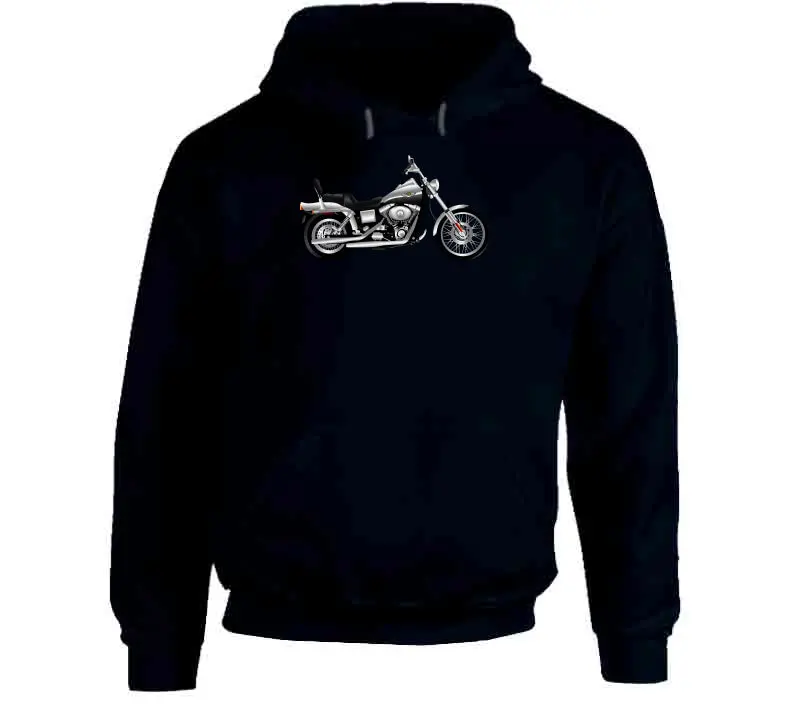 Fat Boy Bike Hoodie – Minimalist Design with No Text - Image 3