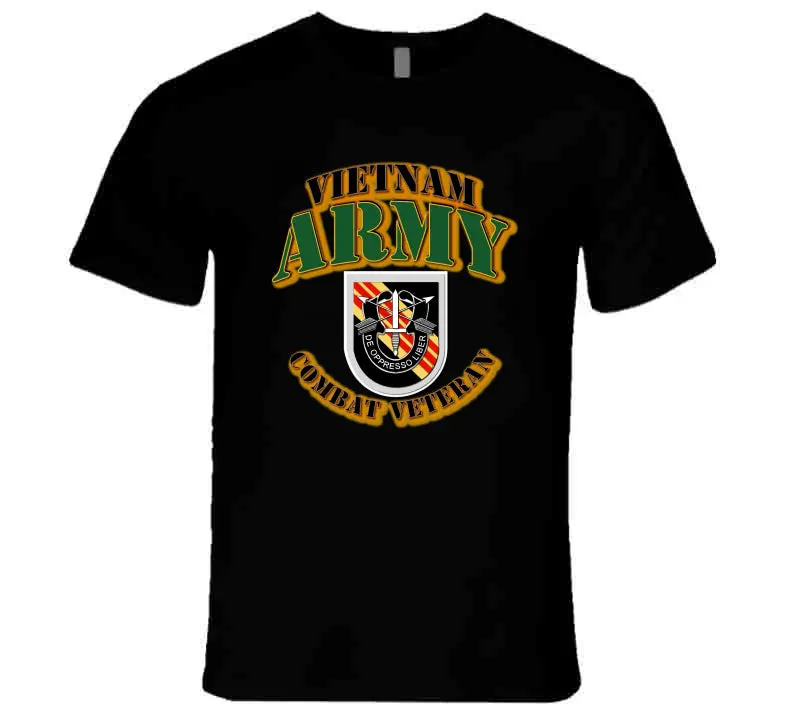 5Th Sfg  Flash - Vietnam - Combat Vet - T-Shirts - Premium 1