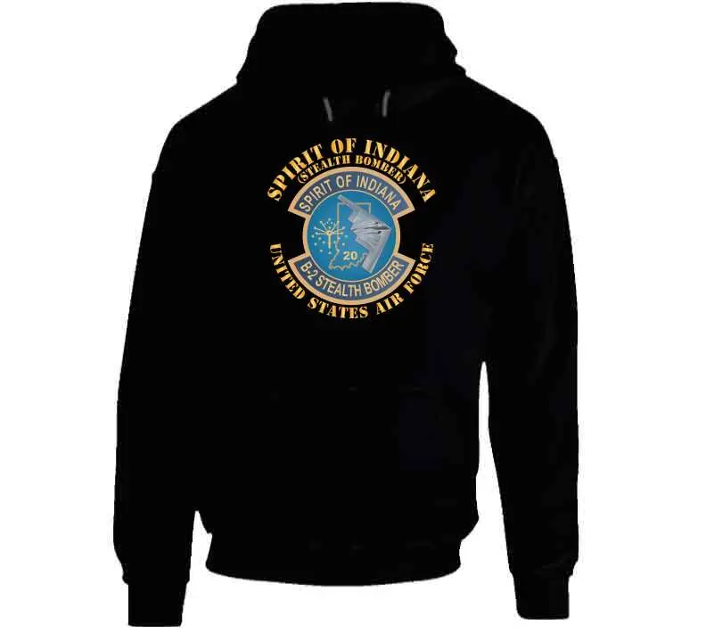 USAF B-2 Spirit of Indiana Stealth Bomber X300 Graphic T-Shirt - Image 10
