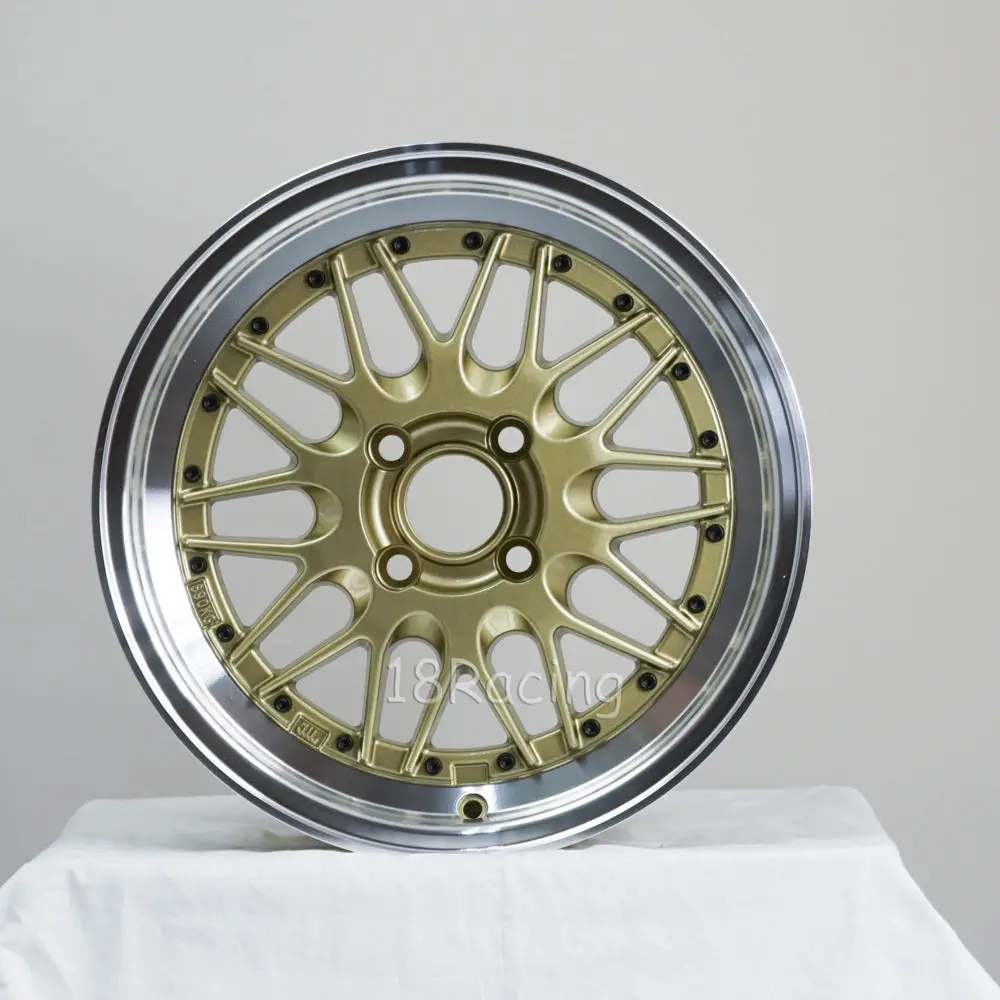 Rota Wheels Kensei 1570 4X114.3 25 73  Gold With Polish Lip 1