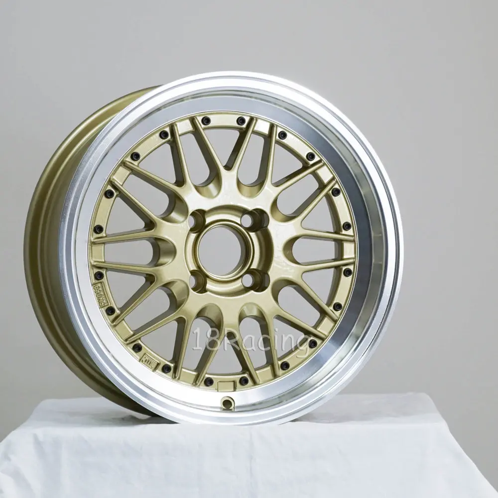Rota Wheels Kensei 1570 4X110 25 73 Gold With Polish Lip 2