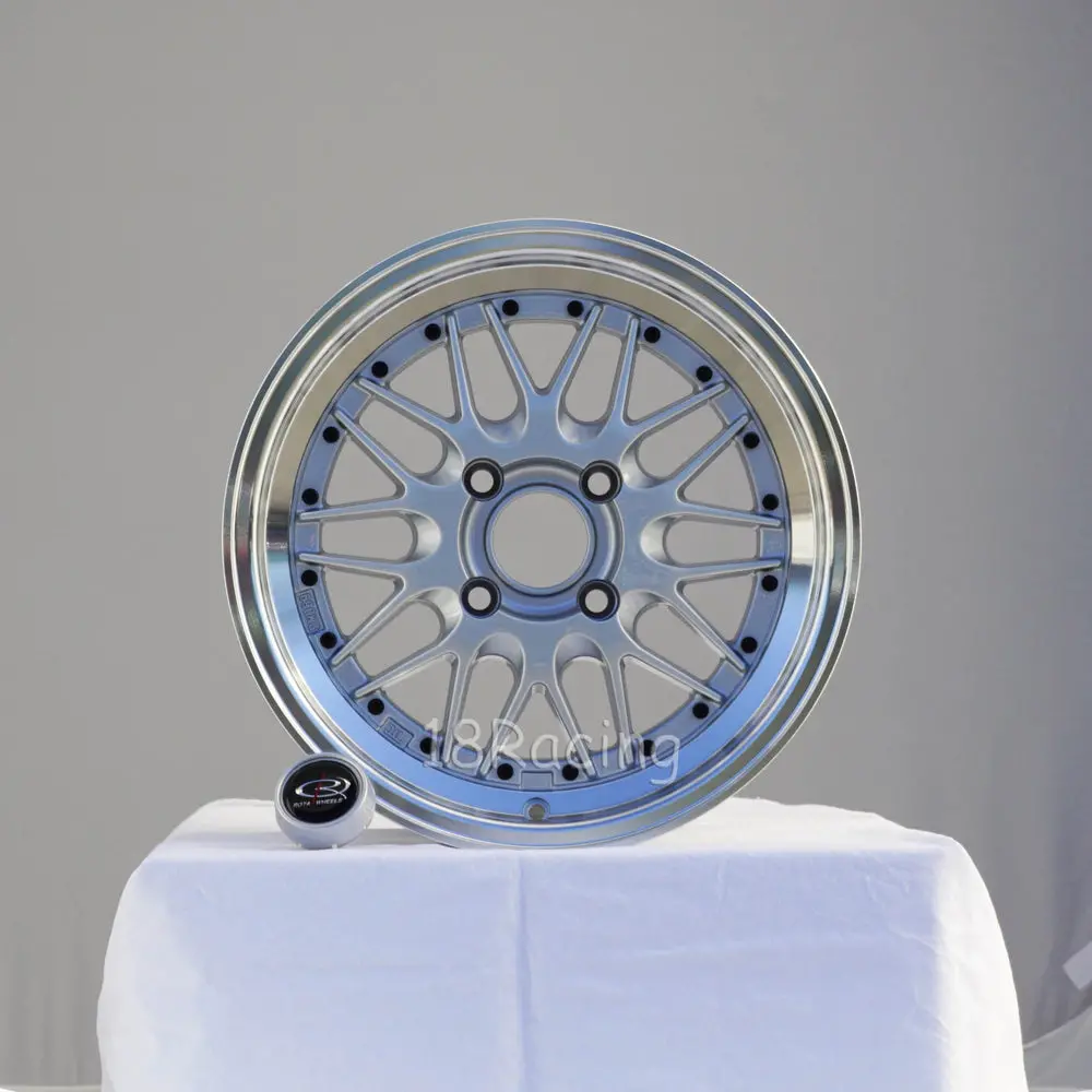 Rota Wheels Kensei 1570 4X114.3 25 73  Silver With Polish Lip 1