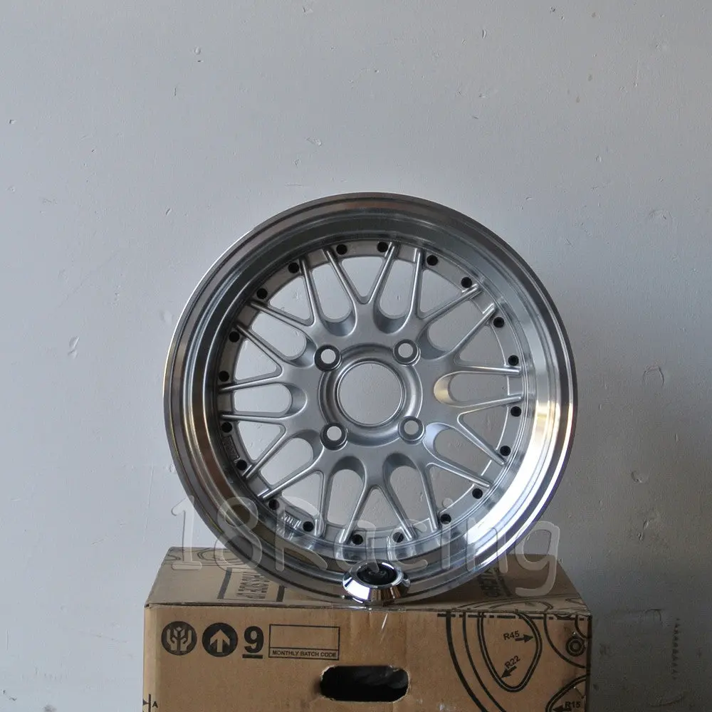 Rota Wheels Kensei 1580 4X100 0 67.1 Silver With Polish Lip 1