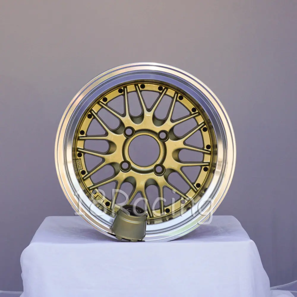 Rota Wheels Kensei 1570 4X100 25 57.1 Gold With Polish Lip 1